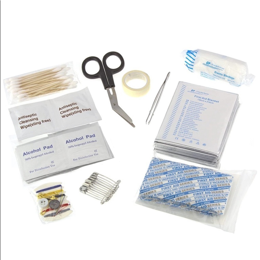 Travel Size First Aid Kit: 100 Piece Small - Picture 4 of 6